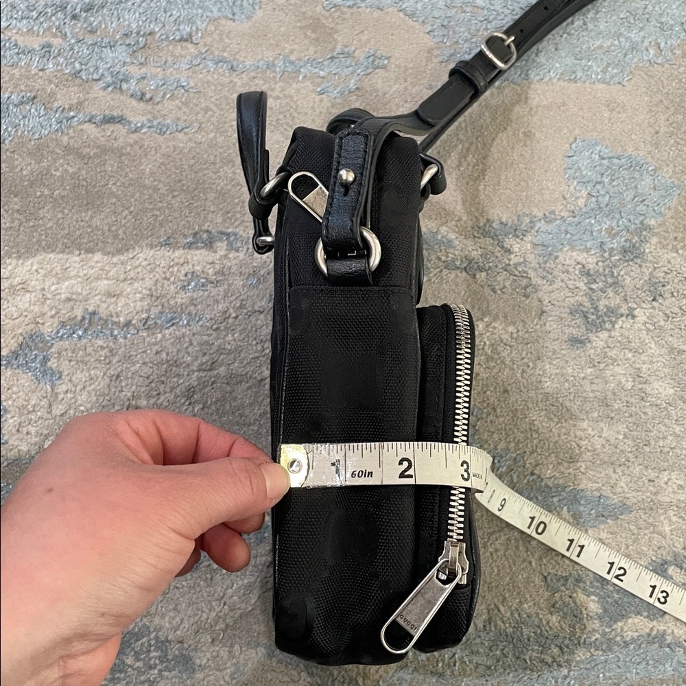 GUCCI GG Nylon Monogram Off The Grid Shoulder Crossbody Bag Black - Picture 15 of 15